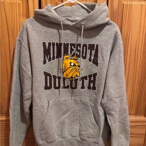 Minnesota Duluth Gray Champion Hoodie